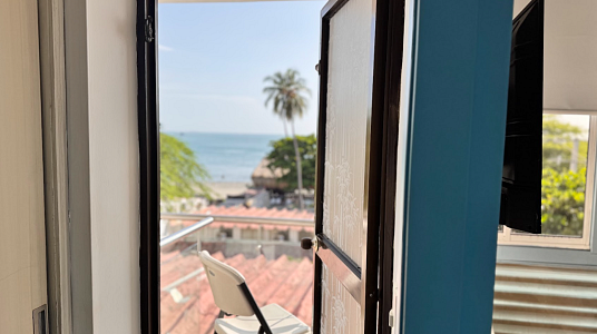Deluxe double room with sea view