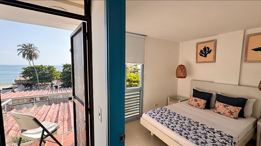 Deluxe double room with sea view