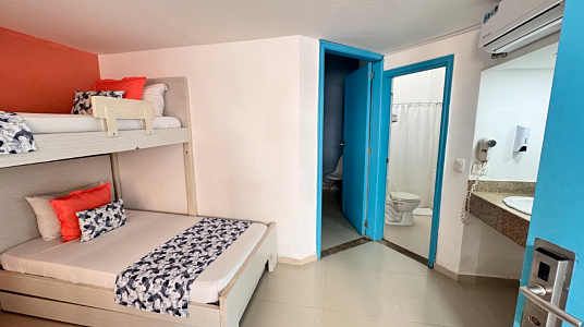 Double room with interior view