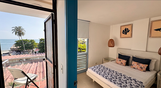 Deluxe double room with sea view